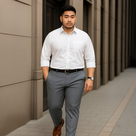 Plus Size Formal Slacks | Ankle Flex