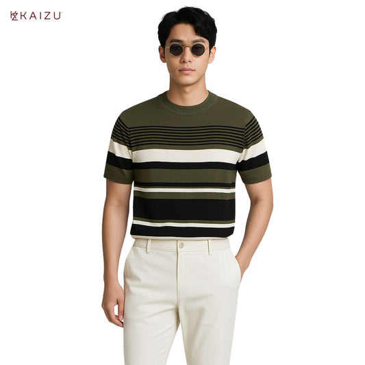 RIV Knitted Stripes Shirt