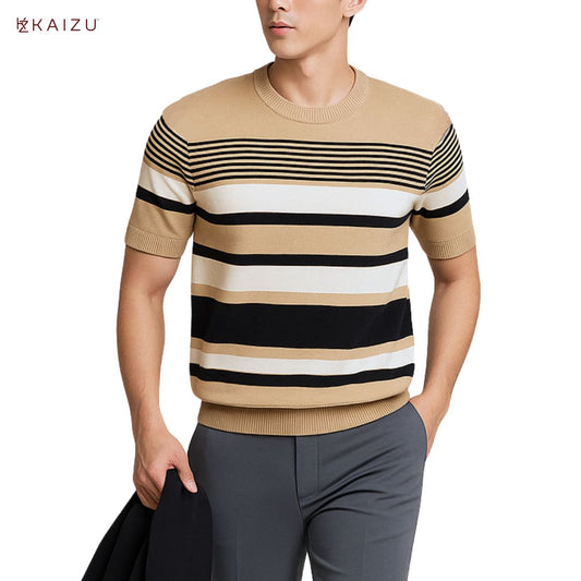 RIV Knitted Stripes Shirt