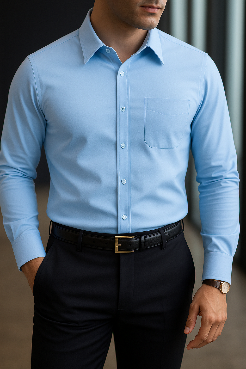 PrimeLinen Semi-Slim Long Sleeve – Men’s Fit