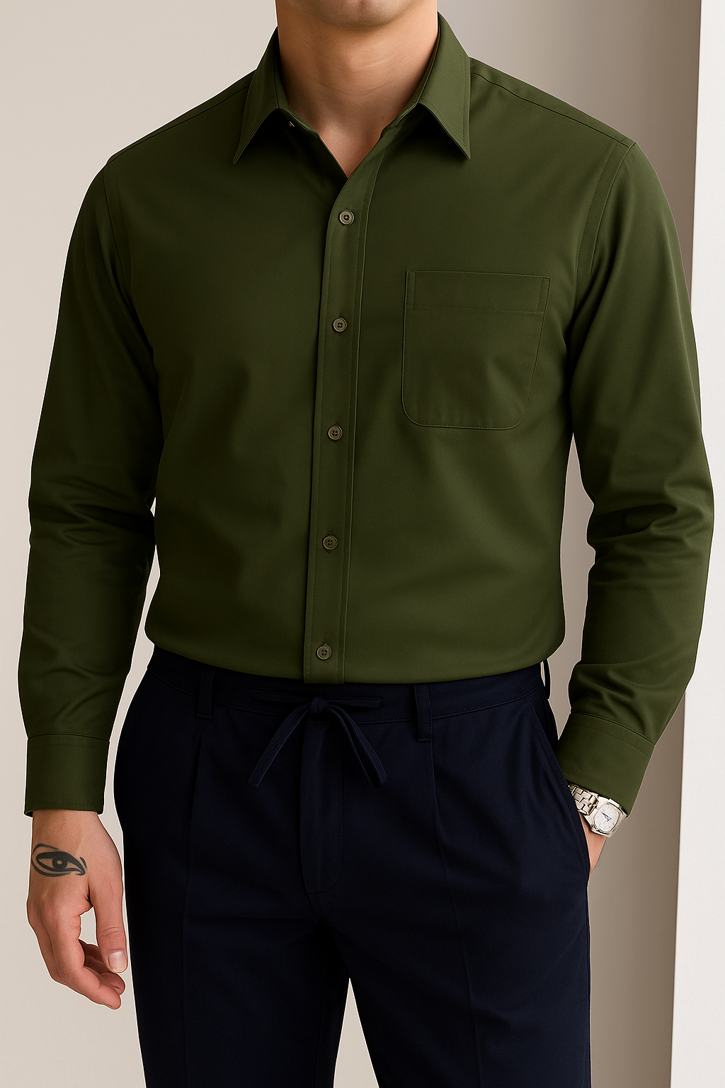 PrimeLinen Semi-Slim Long Sleeve – Men’s Fit