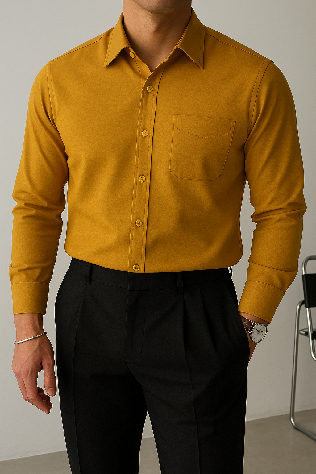 PrimeLinen Semi-Slim Long Sleeve – Men’s Fit
