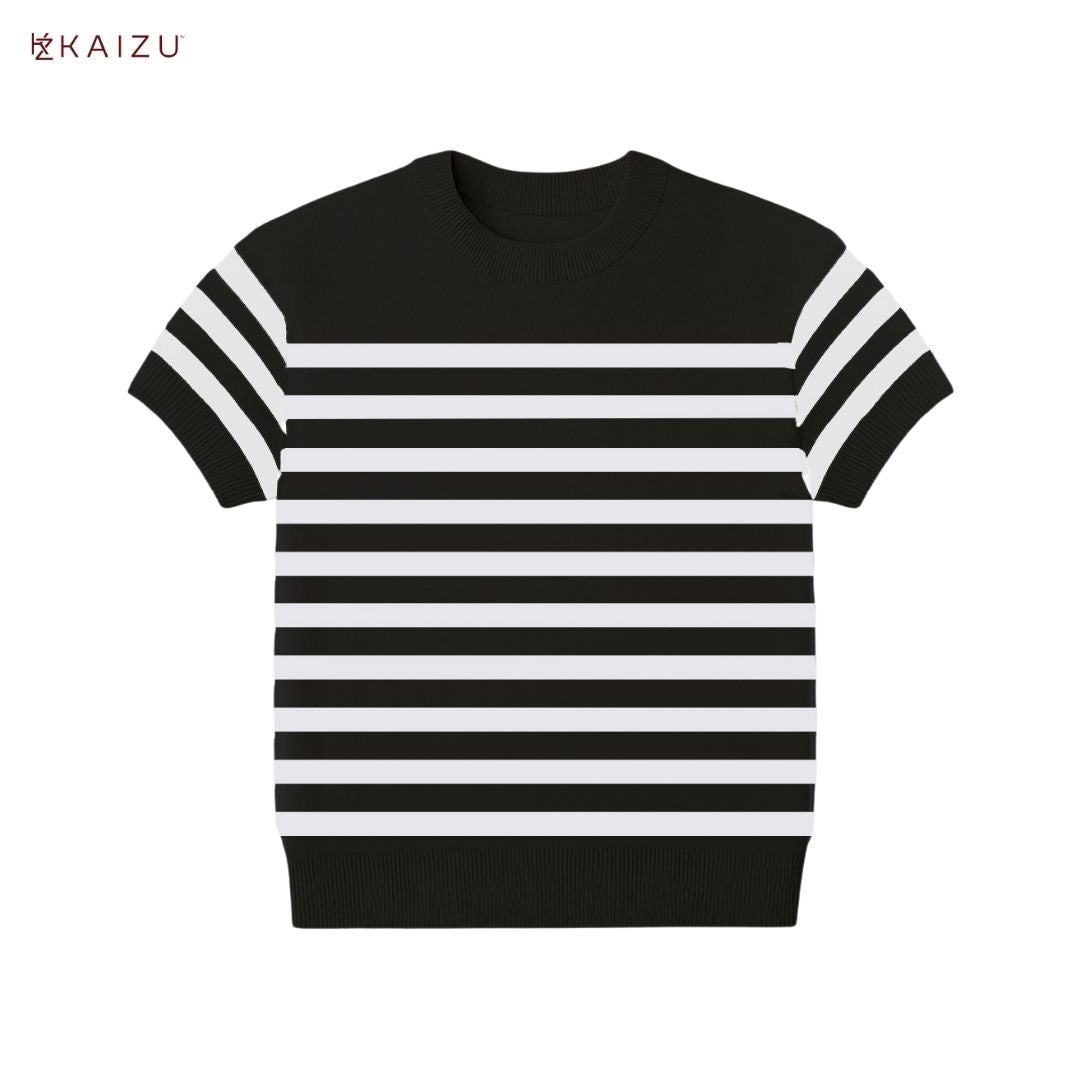 Linus Merit Crew Premium Round-Neck Knit Shirt | Prestige Fabric Classic Fit