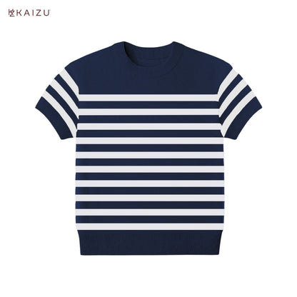 Linus Merit Crew Premium Round-Neck Knit Shirt | Prestige Fabric Classic Fit
