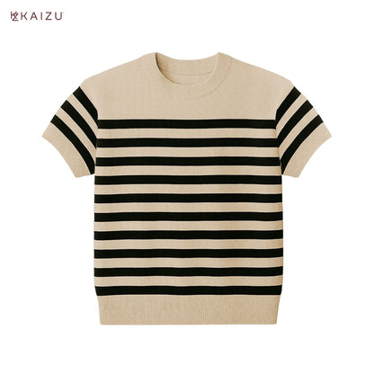 Linus Merit Crew Premium Round-Neck Knit Shirt | Prestige Fabric Classic Fit