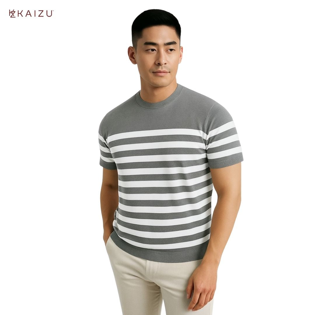 Linus Round-Neck Knit Shirt