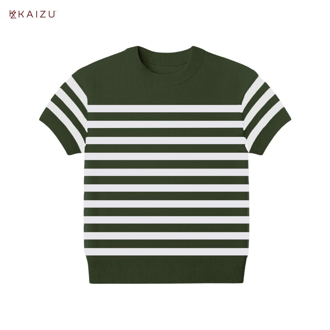 Linus Merit Crew Premium Round-Neck Knit Shirt | Prestige Fabric Classic Fit