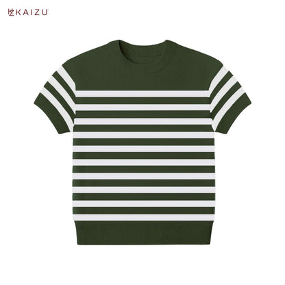 Linus Merit Crew Premium Round-Neck Knit Shirt | Prestige Fabric Classic Fit