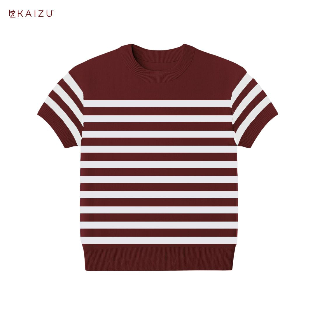 Linus Merit Crew Premium Round-Neck Knit Shirt | Prestige Fabric Classic Fit
