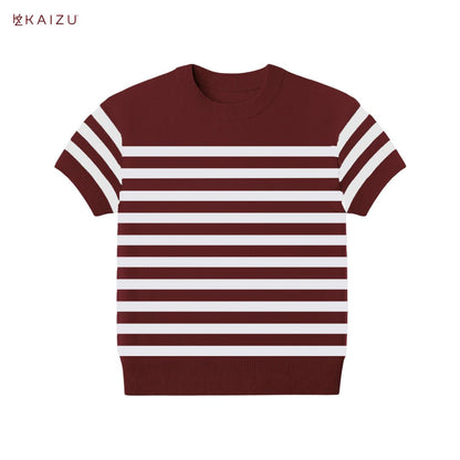 Linus Merit Crew Premium Round-Neck Knit Shirt | Prestige Fabric Classic Fit