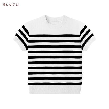 Linus Merit Crew Premium Round-Neck Knit Shirt | Prestige Fabric Classic Fit