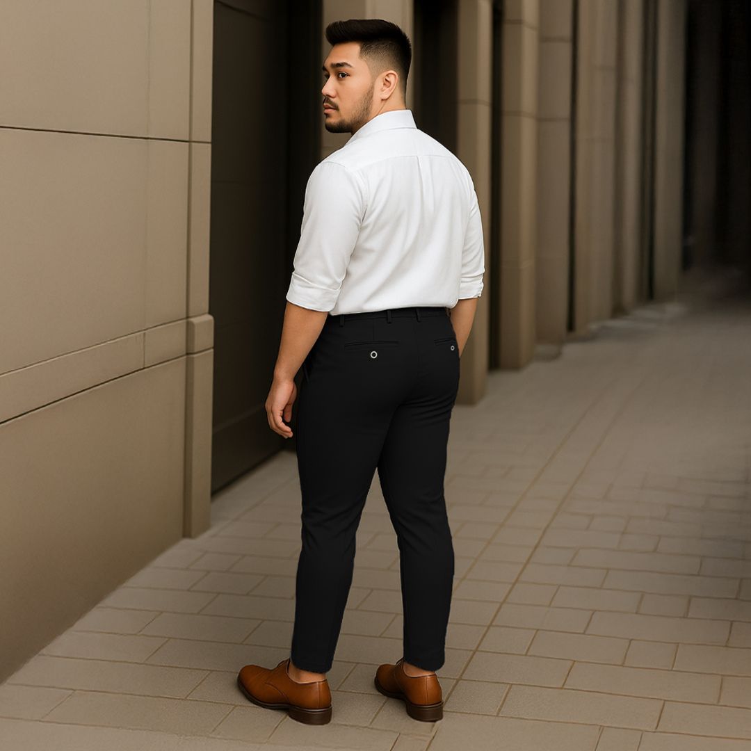Plus Size Formal Slacks | Ankle Flex