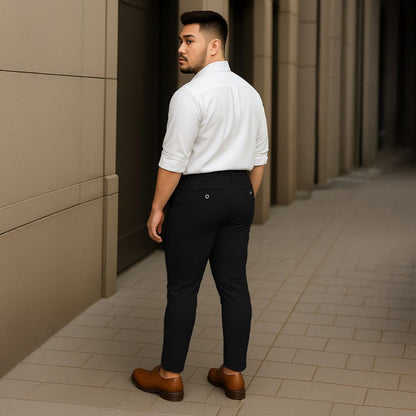 Plus Size Formal Slacks | Ankle Flex
