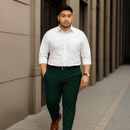 Plus Size Formal Slacks | Ankle Flex