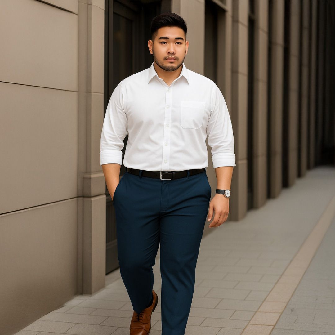 Plus Size Formal Slacks | Ankle Flex