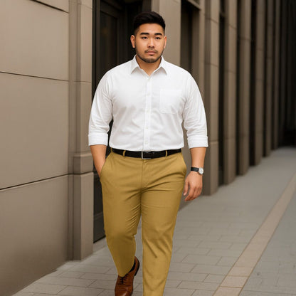 Plus Size Formal Slacks | Ankle Flex
