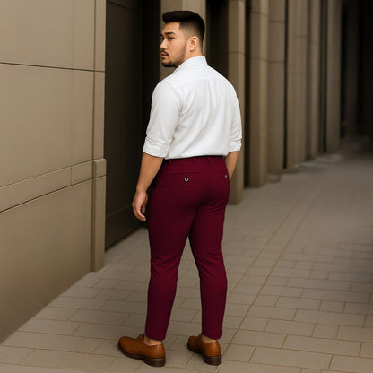 Plus Size Formal Slacks | Ankle Flex