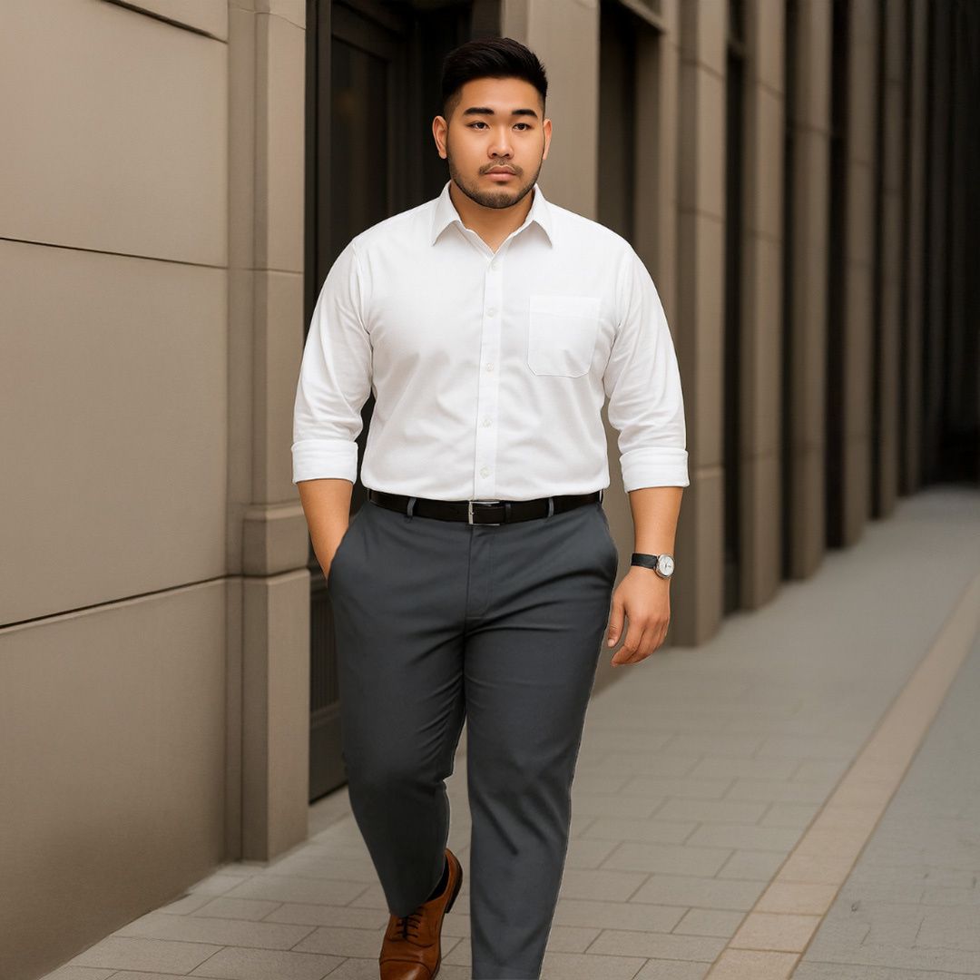 Plus Size Formal Slacks | Ankle Flex