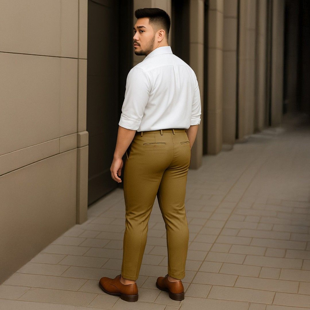 Plus Size Formal Slacks | Ankle Flex