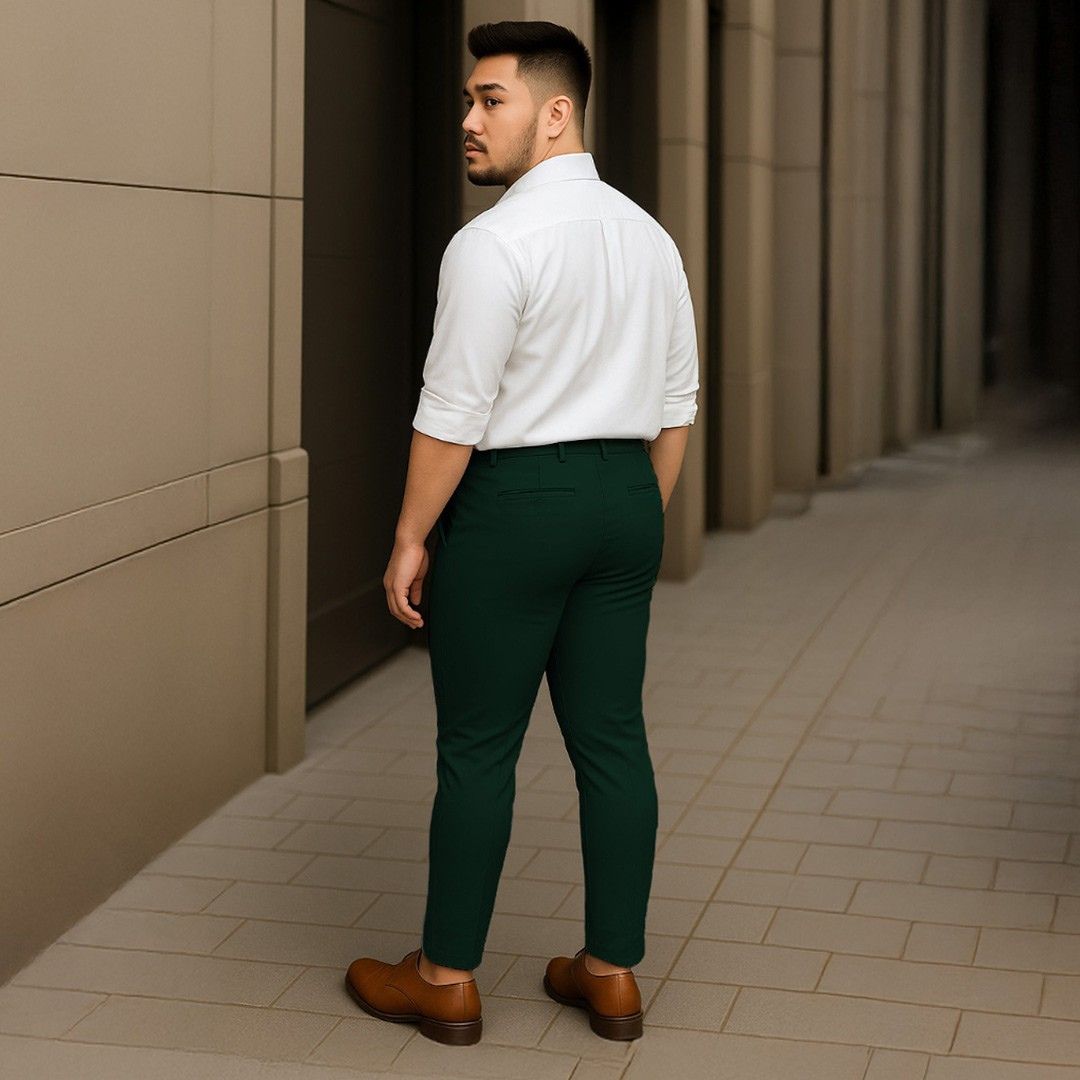 Plus Size Formal Slacks | Ankle Flex