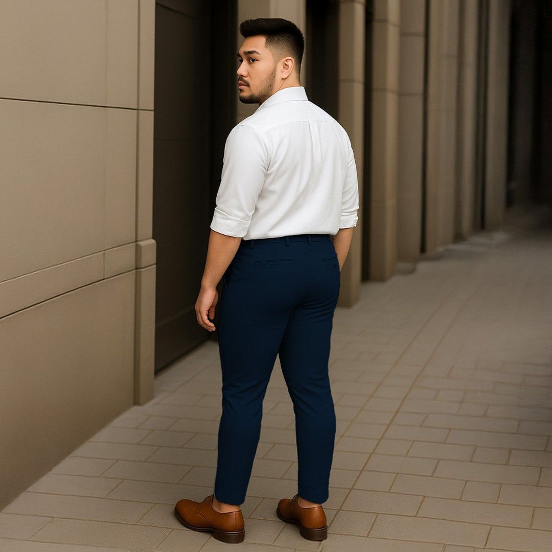 Plus Size Formal Slacks | Ankle Flex