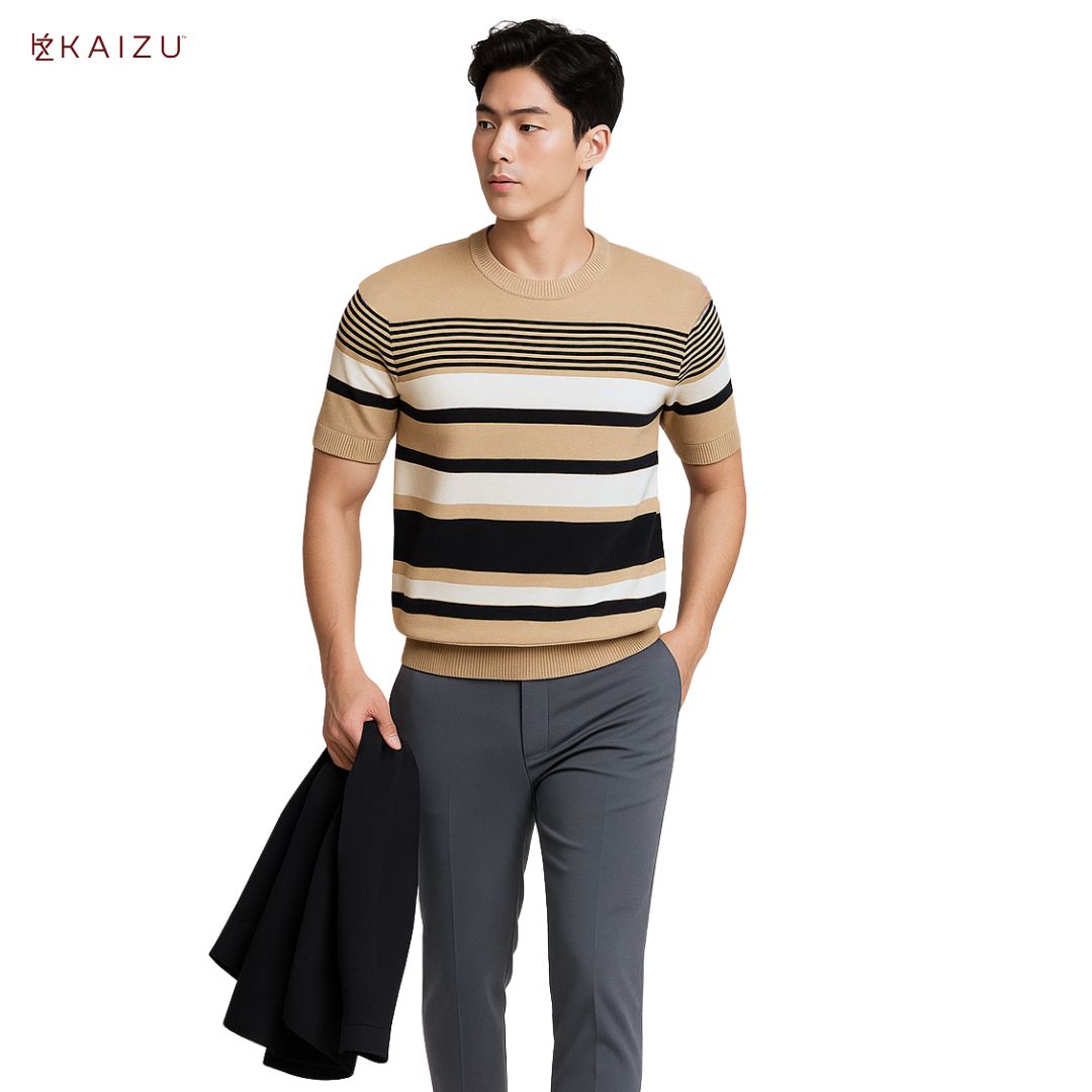 RIV Knitted Stripes Shirt