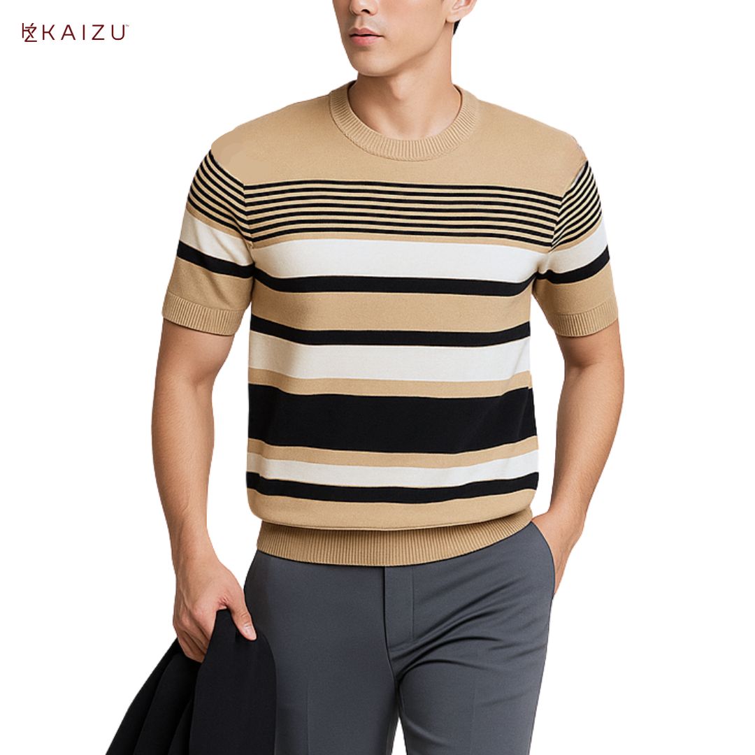RIV Knitted Stripes Shirt