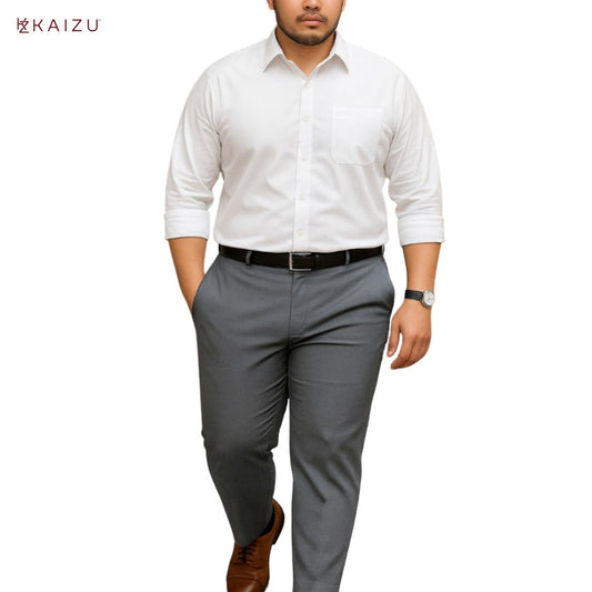 Plus Size Formal Slacks | Ankle Flex