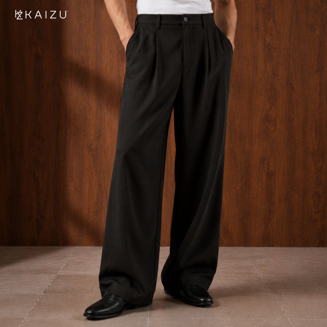 Zus High-Waist Relaxed Trousers