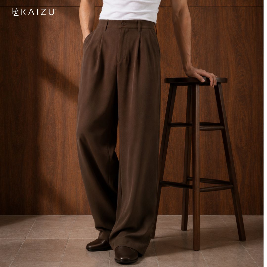 Zus High-Waist Relaxed Trousers