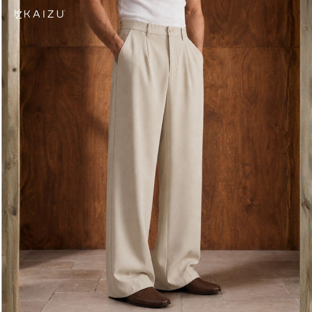 Zus High-Waist Relaxed Trousers