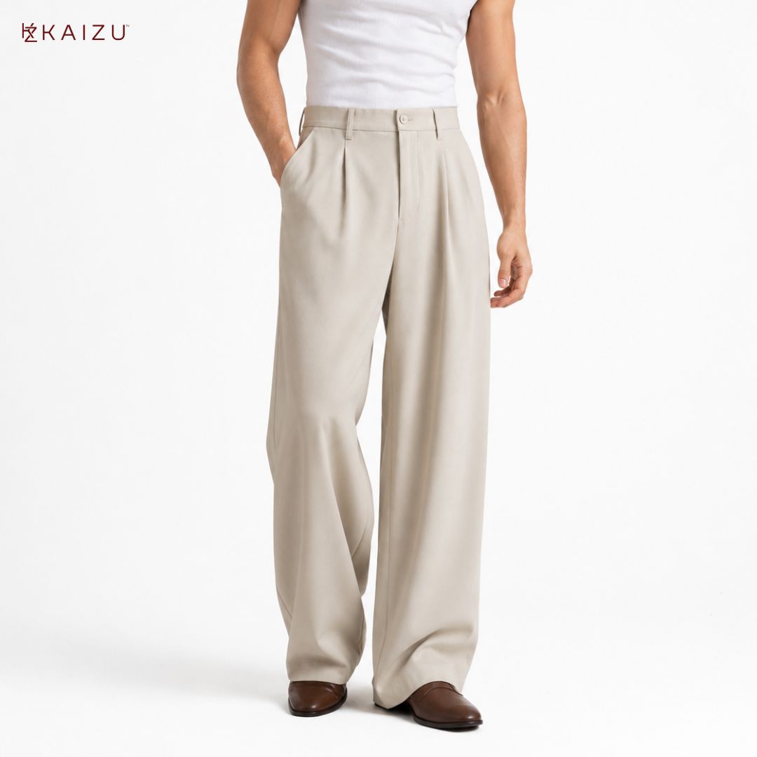 Zus High-Waist Relaxed Trousers