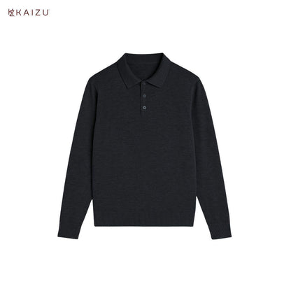 Prince Knit Long Sleeve Shirt with Collar