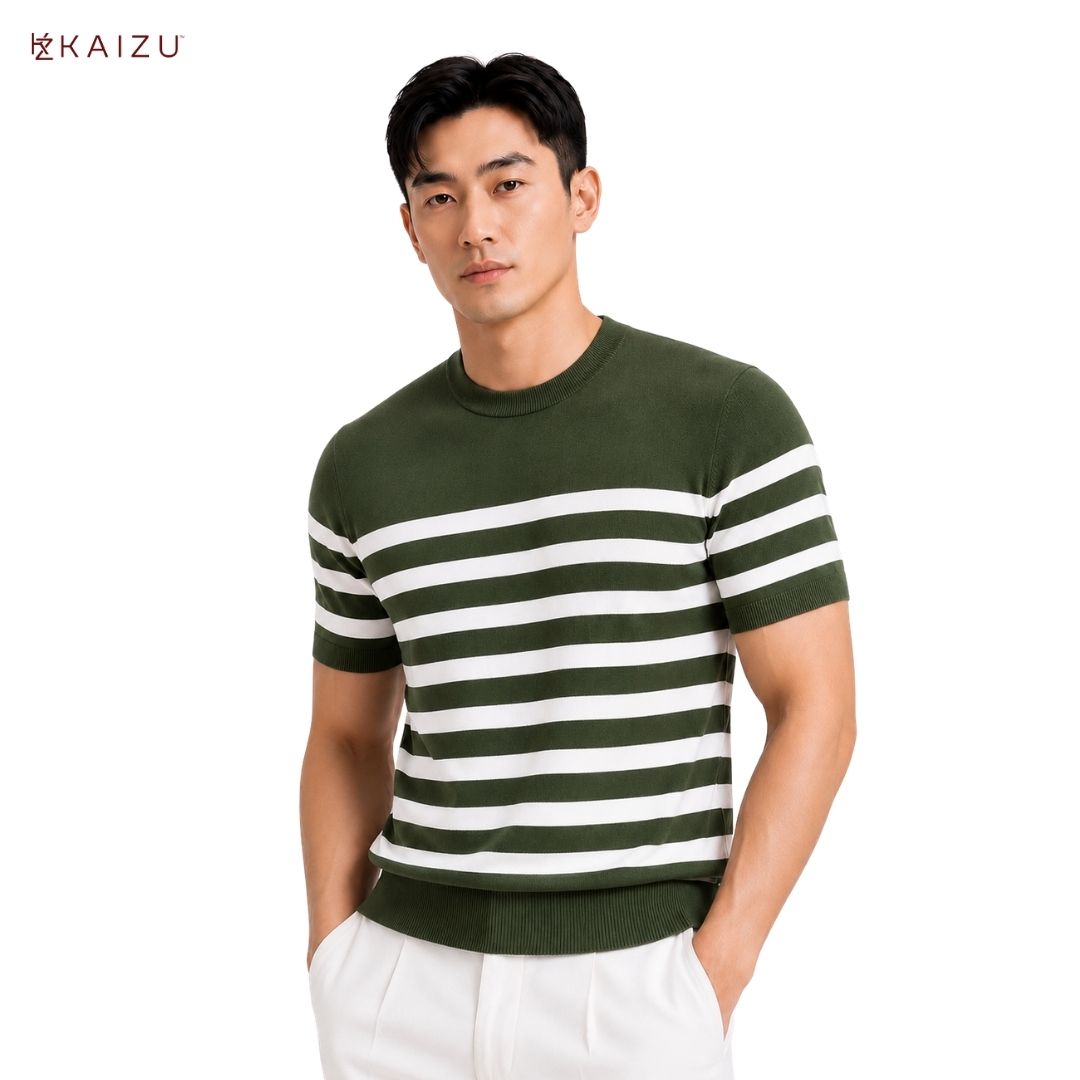 Linus Round-Neck Knit Shirt