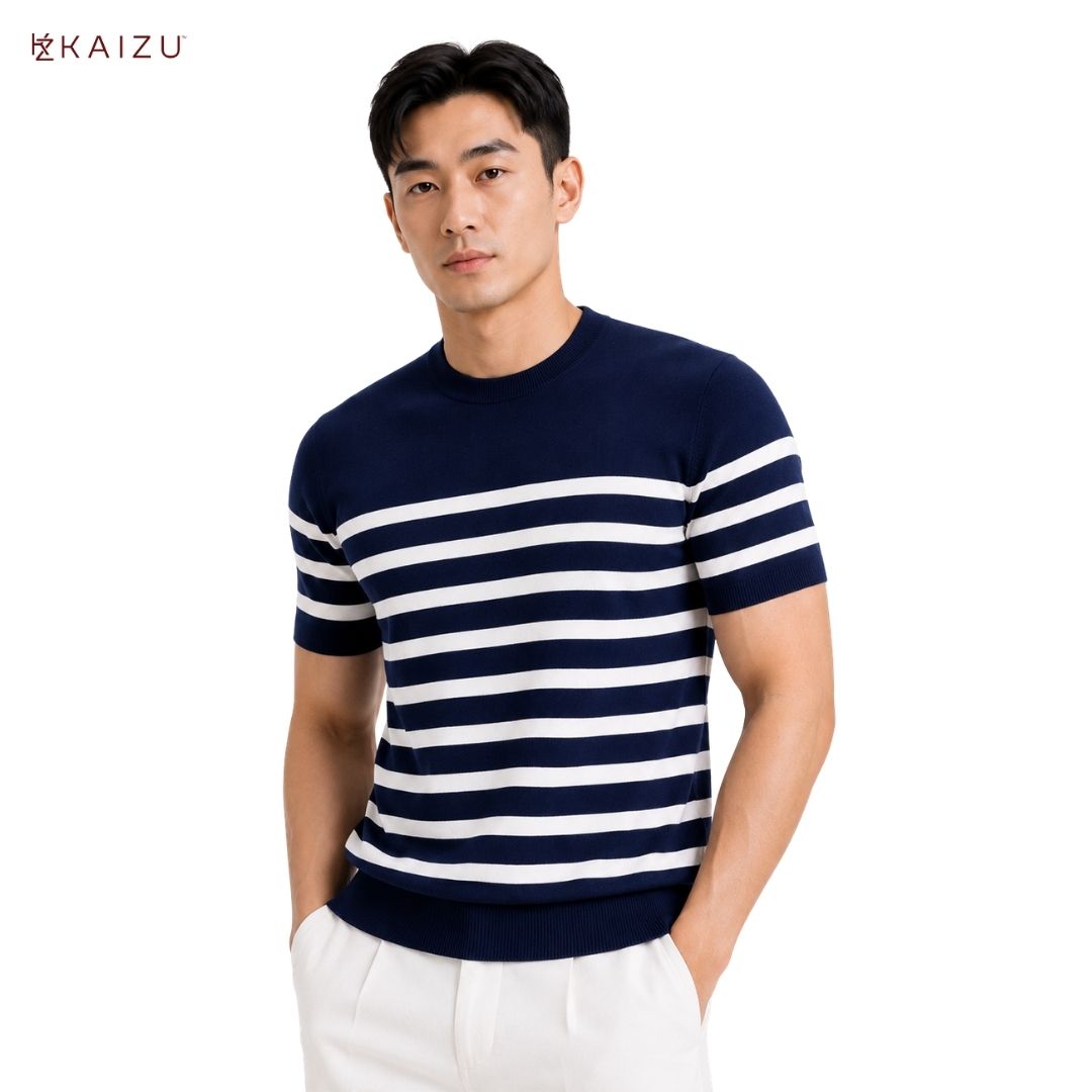 Linus Round-Neck Knit Shirt