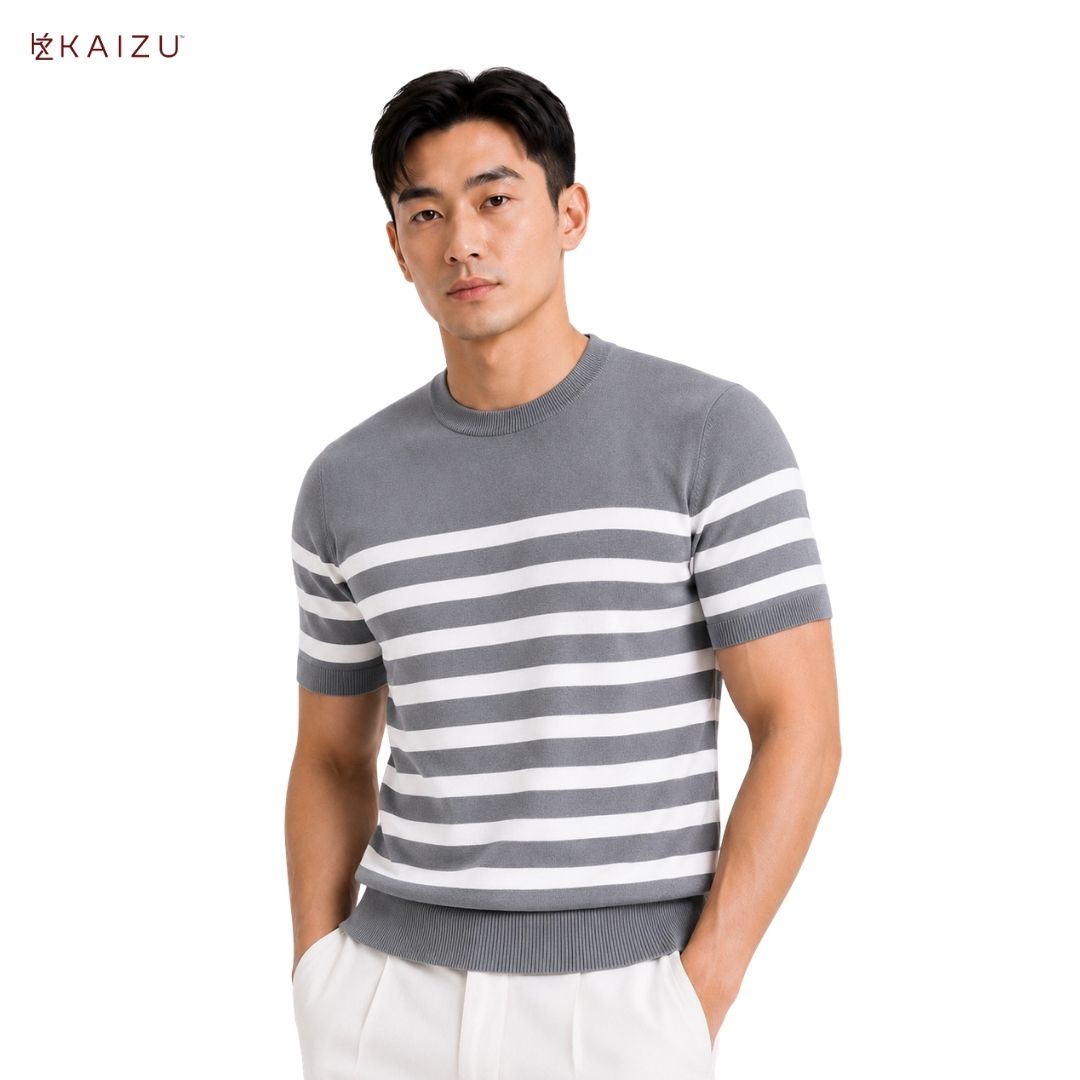 Linus Round-Neck Knit Shirt