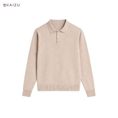 Prince Knit Long Sleeve Shirt with Collar
