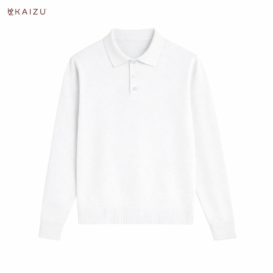 Prince Knit Long Sleeve Shirt with Collar